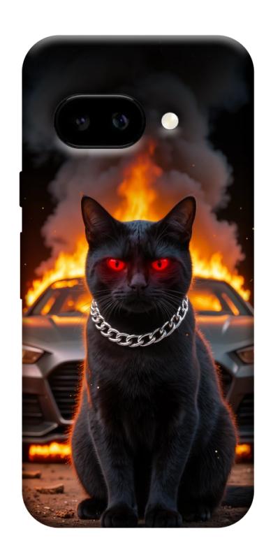 Чехол itsPrint Black trouble для Google Pixel 9a, животные, купить оптом с доставкой