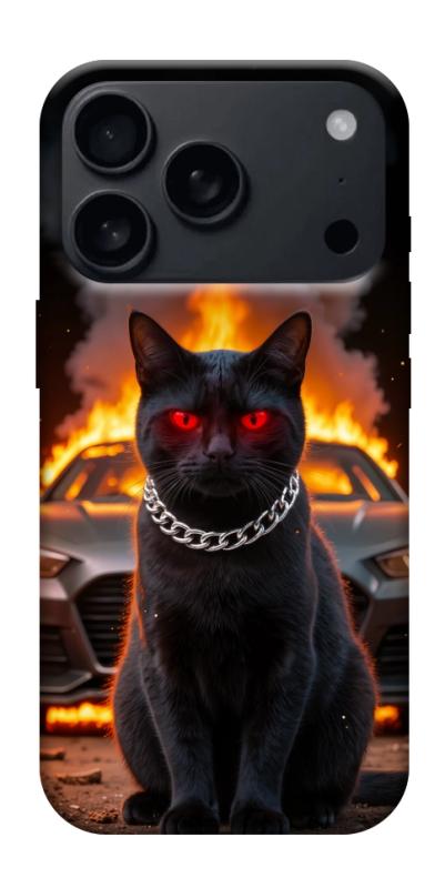 Чехол itsPrint Black trouble для Apple iPhone 17 Pro (6.3"), животные, купить оптом с доставкой