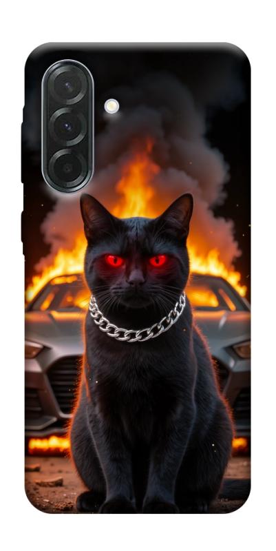 Чехол itsPrint Black trouble для Samsung Galaxy A37 5G, животные, купить оптом с доставкой