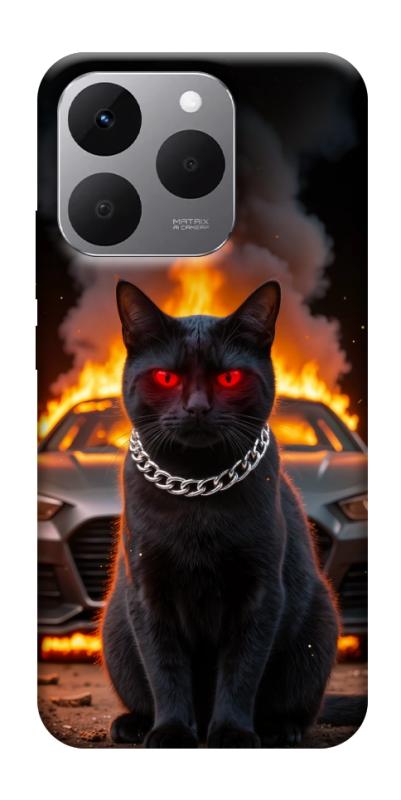 Чехол itsPrint Black trouble для Realme 15T, животные, купить оптом с доставкой