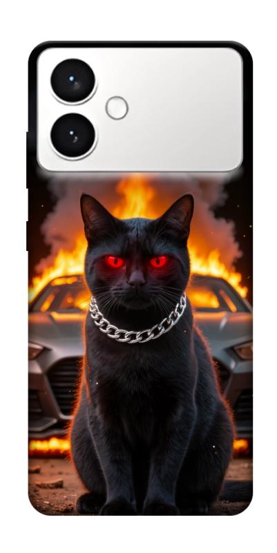 Чехол itsPrint Black trouble для Samsung Galaxy S26+, животные, купить оптом с доставкой