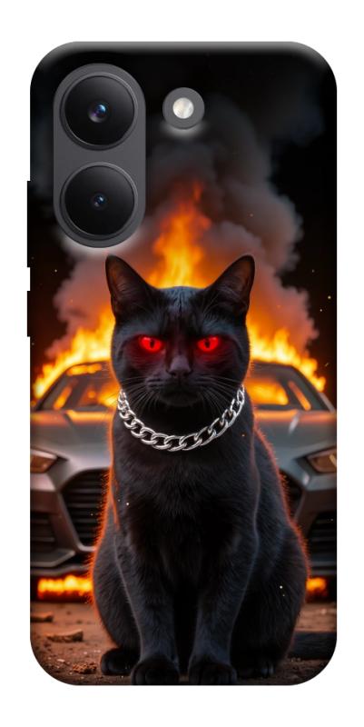 Чехол itsPrint Black trouble для Xiaomi Poco X8 Pro, животные, купить оптом с доставкой