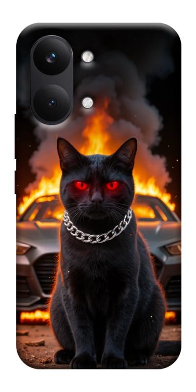 Чохол itsPrint Black trouble для Xiaomi Poco X8 Pro Max, тварини, купити оптом з доставкою