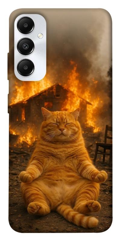 Чехол itsPrint Burning cat для Samsung Galaxy A05s, животные, купить оптом с доставкой