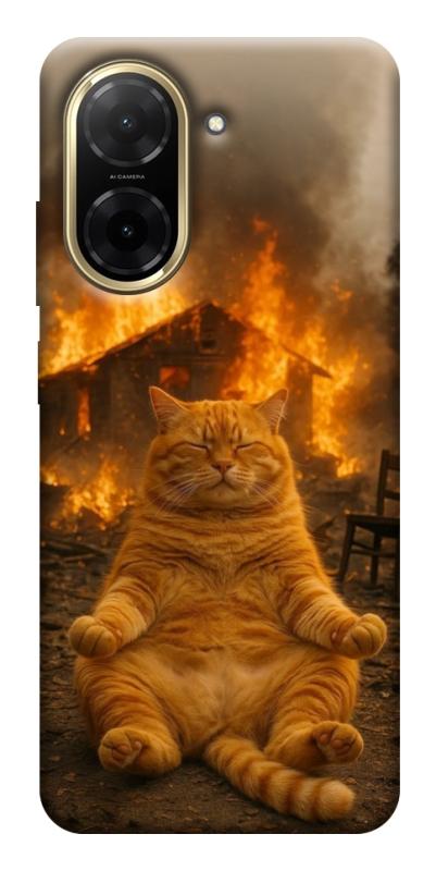 Чехол itsPrint Burning cat для Xiaomi Redmi A5 (Europe version), животные, купить оптом с доставкой