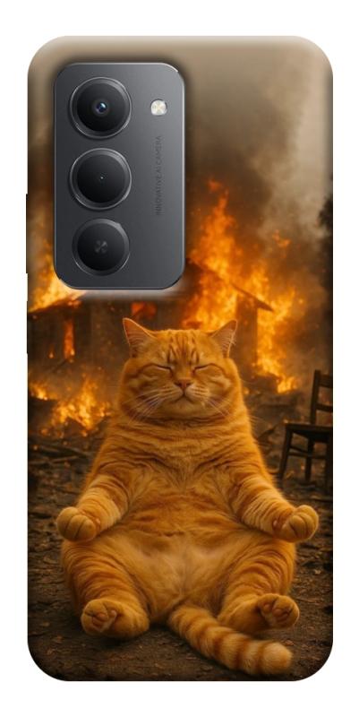 Чехол itsPrint Burning cat для Xiaomi Redmi 15 (EU), животные, купить оптом с доставкой