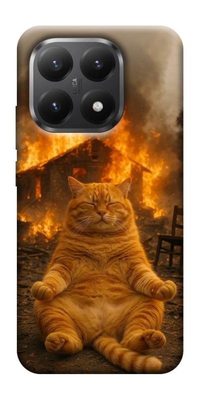 Чехол itsPrint Burning cat для Xiaomi 15T, животные, купить оптом с доставкой