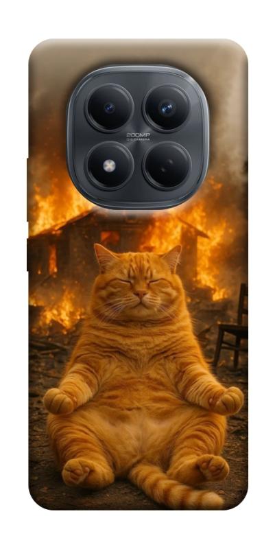 Чохол itsPrint Burning cat для Xiaomi Redmi Note 15 Pro 4G, тварини, купити оптом з доставкою
