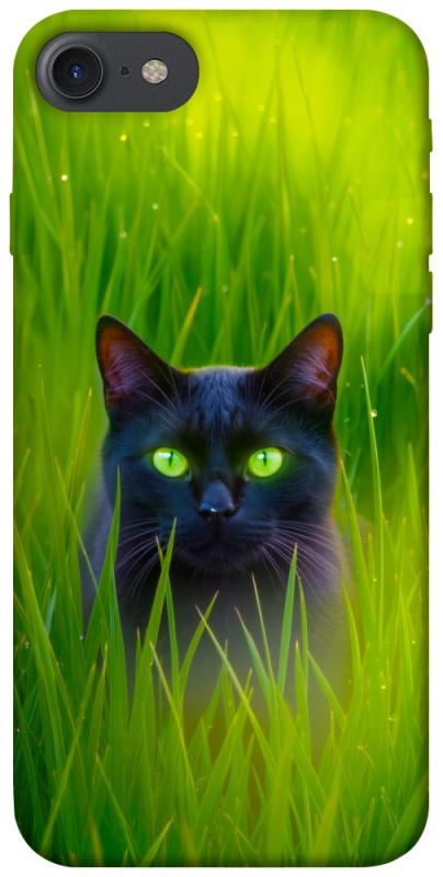 Чехол itsPrint Cat in the grass для Apple iPhone 7 / 8 (4.7"), животные, купить оптом с доставкой