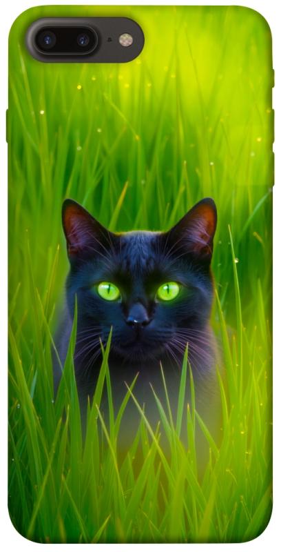 Чехол itsPrint Cat in the grass для Apple iPhone 7 plus / 8 plus (5.5"), животные, купить оптом с доставкой