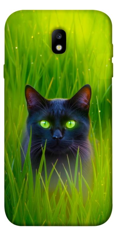 Чехол itsPrint Cat in the grass для Samsung J730 Galaxy J7 (2017), животные, купить оптом с доставкой
