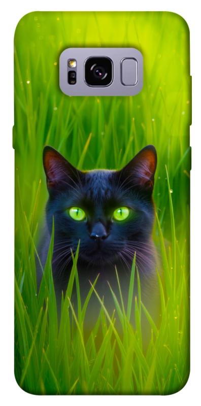 Чохол itsPrint Cat in the grass для Samsung G955 Galaxy S8 Plus, тварини, купити оптом з доставкою