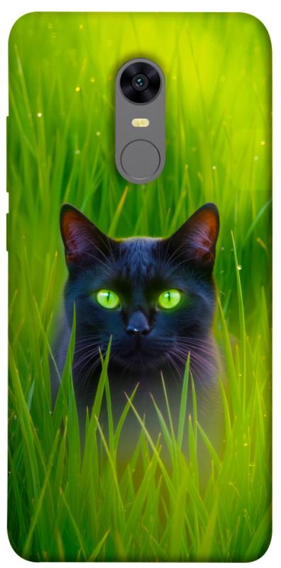 Чехол itsPrint Cat in the grass для Xiaomi Redmi 5 Plus / Redmi Note 5 (Single Camera), животные, купить оптом с доставкой
