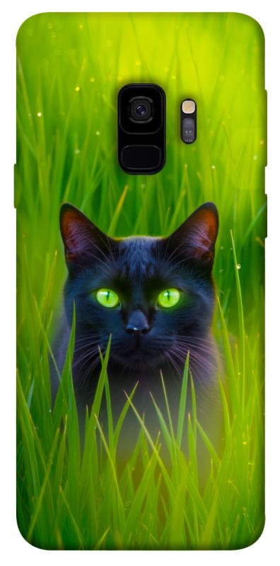 Чохол itsPrint Cat in the grass для Samsung Galaxy S9, тварини, купити оптом з доставкою