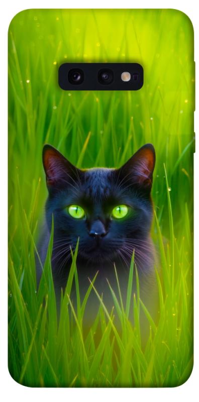 Чехол itsPrint Cat in the grass для Samsung Galaxy S10e, животные, купить оптом с доставкой