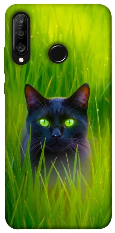Чехол itsPrint Cat in the grass для Huawei P30 lite, животные, купить оптом с доставкой