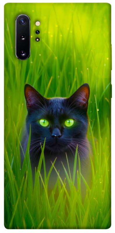Чехол itsPrint Cat in the grass для Samsung Galaxy Note 10 Plus, животные, купить оптом с доставкой