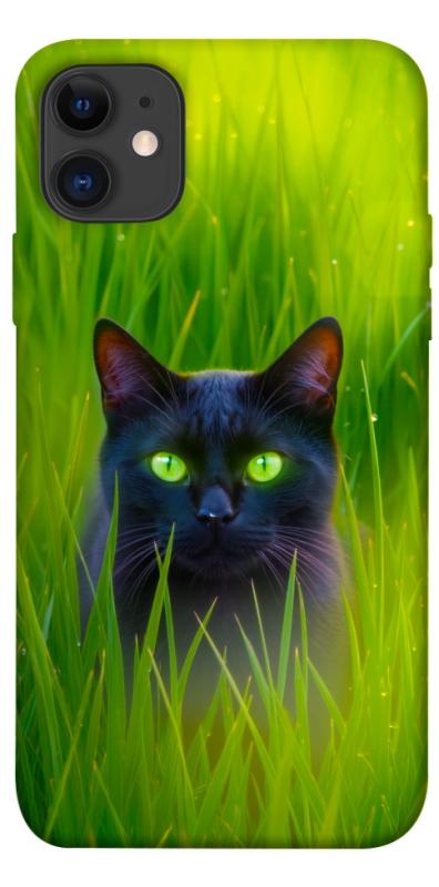 Чехол itsPrint Cat in the grass для Apple iPhone 11 (6.1"), животные, купить оптом с доставкой