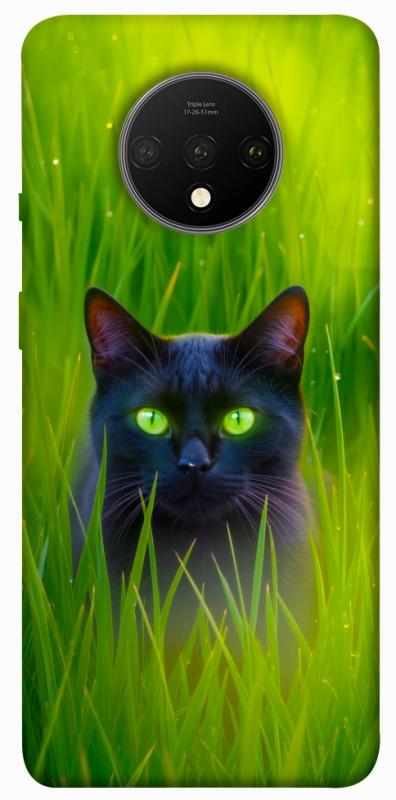Чохол itsPrint Cat in the grass для OnePlus 7T, тварини, купити оптом з доставкою