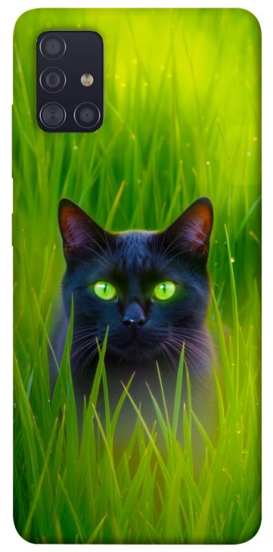 Чехол itsPrint Cat in the grass для Samsung Galaxy A51, животные, купить оптом с доставкой