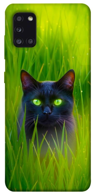 Чехол itsPrint Cat in the grass для Samsung Galaxy A31, животные, купить оптом с доставкой