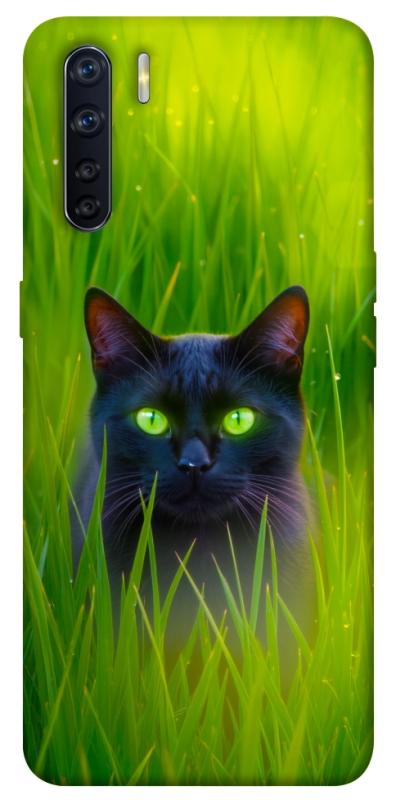 Чехол itsPrint Cat in the grass для Oppo A91, животные, купить оптом с доставкой