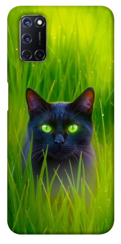 Чехол itsPrint Cat in the grass для Oppo A52 / A72 / A92, животные, купить оптом с доставкой