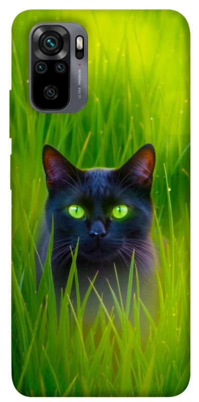 Чехол itsPrint Cat in the grass для Xiaomi Redmi Note 10 / Note 10s, животные, купить оптом с доставкой
