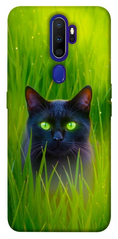 Чехол itsPrint Cat in the grass для Oppo A5 (2020) / Oppo A9 (2020), животные, купить оптом с доставкой