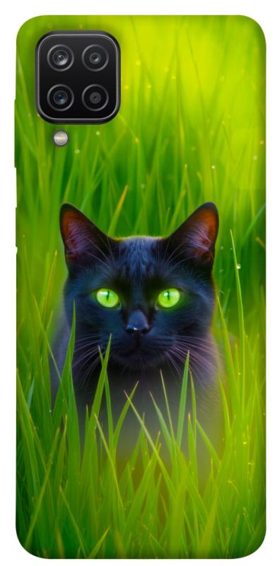 Чехол itsPrint Cat in the grass для Samsung Galaxy A12, животные, купить оптом с доставкой