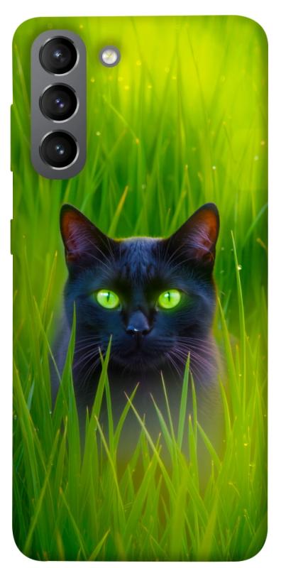 Чехол itsPrint Cat in the grass для Samsung Galaxy S21, животные, купить оптом с доставкой