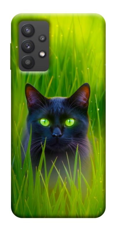 Чехол itsPrint Cat in the grass для Samsung Galaxy A32 (A326B) 5G, животные, купить оптом с доставкой