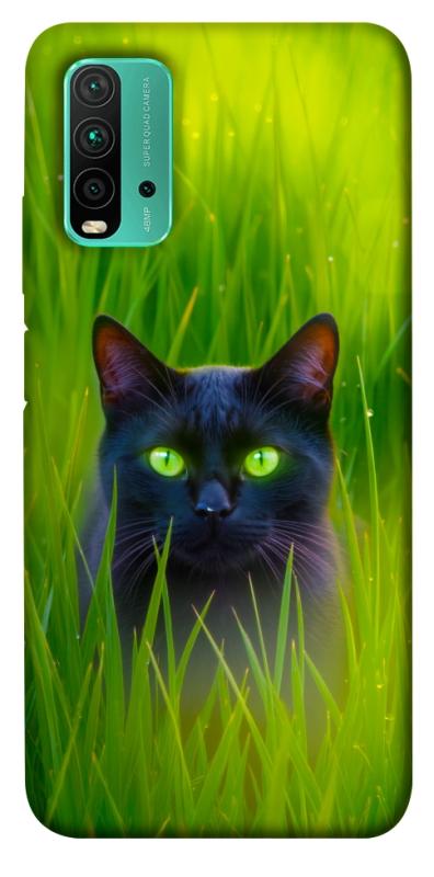 Чехол itsPrint Cat in the grass для Xiaomi Redmi Note 9 4G / Redmi 9 Power / Redmi 9T, животные, купить оптом с доставкой