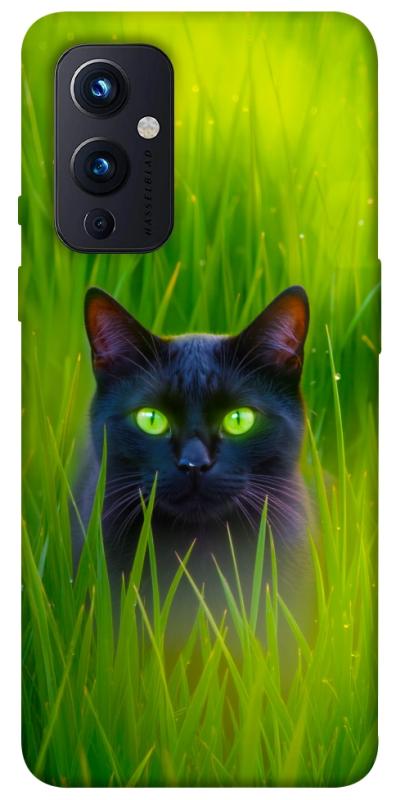Чехол itsPrint Cat in the grass для OnePlus 9, животные, купить оптом с доставкой