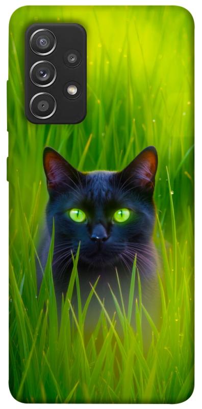 Чехол itsPrint Cat in the grass для Samsung Galaxy A52 4G / A52 5G, животные, купить оптом с доставкой