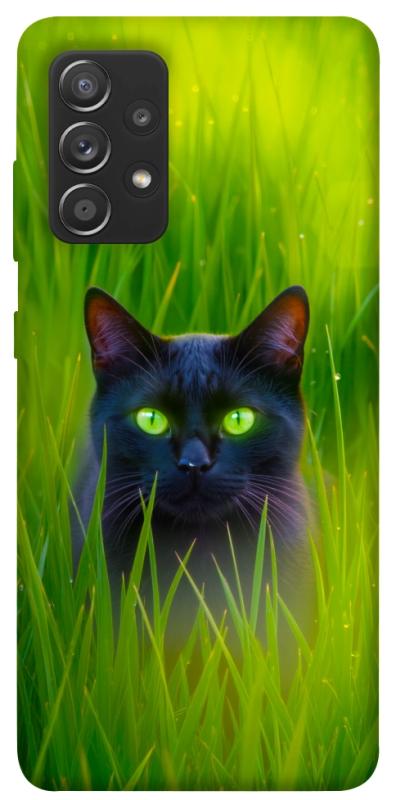 Чехол itsPrint Cat in the grass для Samsung Galaxy A72 4G / A72 5G, животные, купить оптом с доставкой