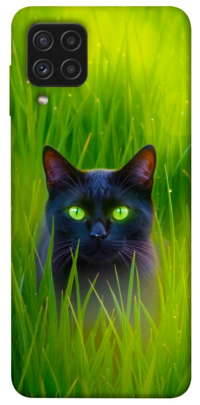 Чехол itsPrint Cat in the grass для Samsung Galaxy A22 4G, животные, купить оптом с доставкой