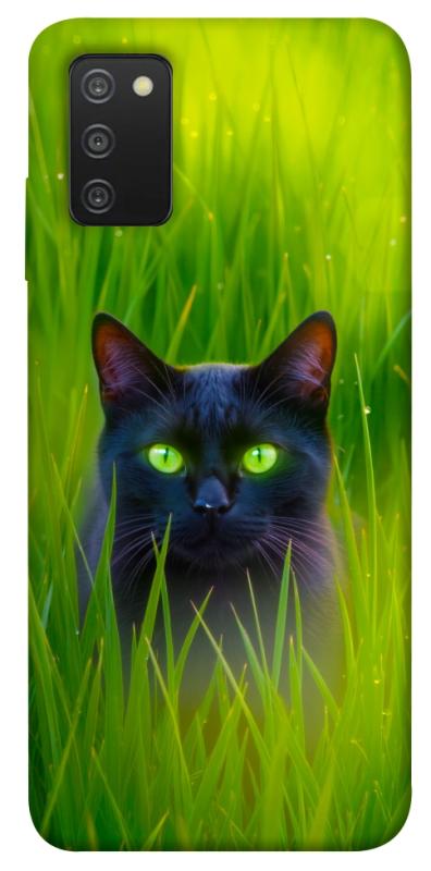 Чехол itsPrint Cat in the grass для Samsung Galaxy A03s, животные, купить оптом с доставкой