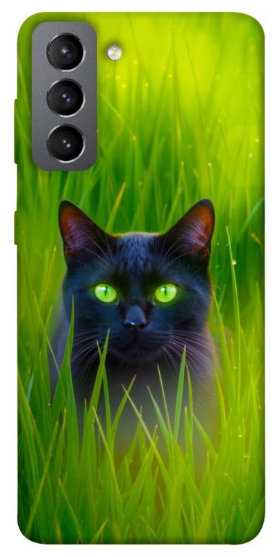 Чехол itsPrint Cat in the grass для Samsung Galaxy S21 FE, животные, купить оптом с доставкой