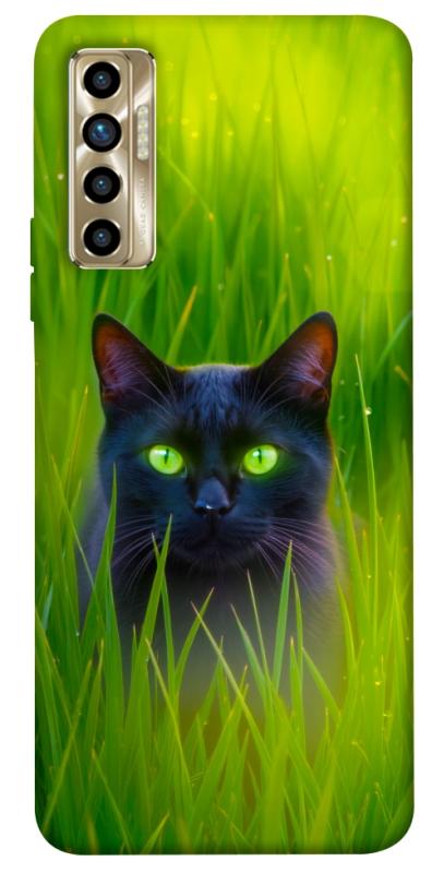 Чехол itsPrint Cat in the grass для TECNO Camon 17P, животные, купить оптом с доставкой