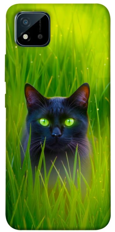 Чехол itsPrint Cat in the grass для Realme C11 (2021), животные, купить оптом с доставкой