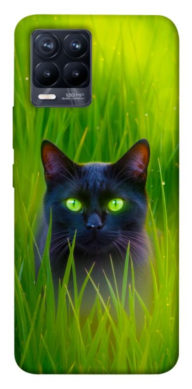 Чохол itsPrint Cat in the grass для Realme 8, тварини, купити оптом з доставкою