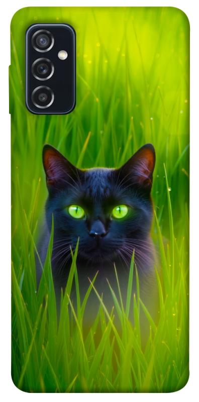 Чехол itsPrint Cat in the grass для Samsung Galaxy M52, животные, купить оптом с доставкой
