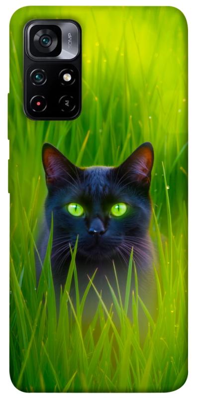 Чехол itsPrint Cat in the grass для Xiaomi Poco M4 Pro 5G, животные, купить оптом с доставкой