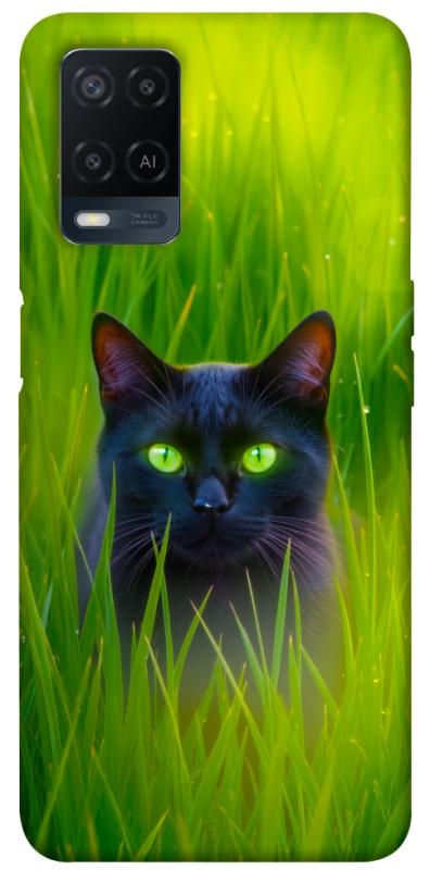 Чехол itsPrint Cat in the grass для Oppo A16s / A16, животные, купить оптом с доставкой