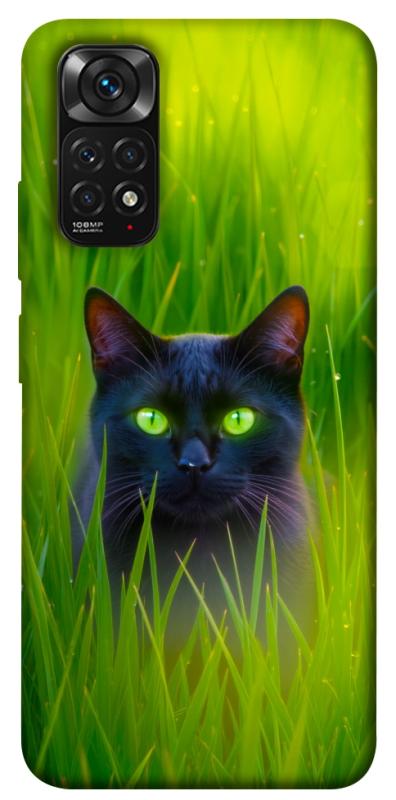 Чехол itsPrint Cat in the grass для Xiaomi Redmi Note 11 (Global) / Note 11S, животные, купить оптом с доставкой