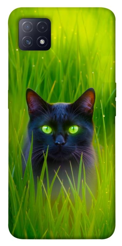 Чехол itsPrint Cat in the grass для Oppo A72 5G / A73 5G, животные, купить оптом с доставкой