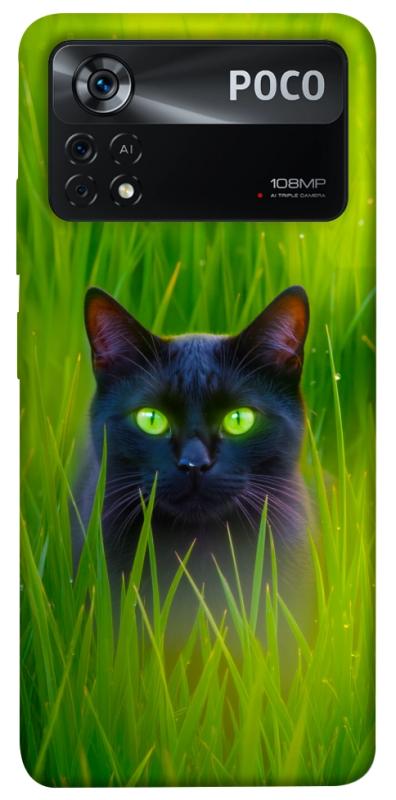 Чохол itsPrint Cat in the grass для Xiaomi Poco X4 Pro 5G, тварини, купити оптом з доставкою