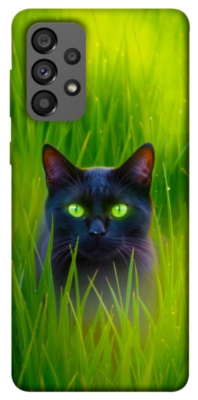 Чехол itsPrint Cat in the grass для Samsung Galaxy A73 5G, животные, купить оптом с доставкой