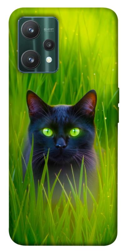Чехол itsPrint Cat in the grass для Realme 9 Pro, животные, купить оптом с доставкой
